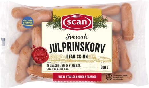 Julprinskorv