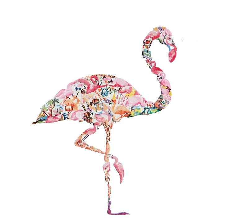 Serviett Lunsj Flamingo 20stk Unik