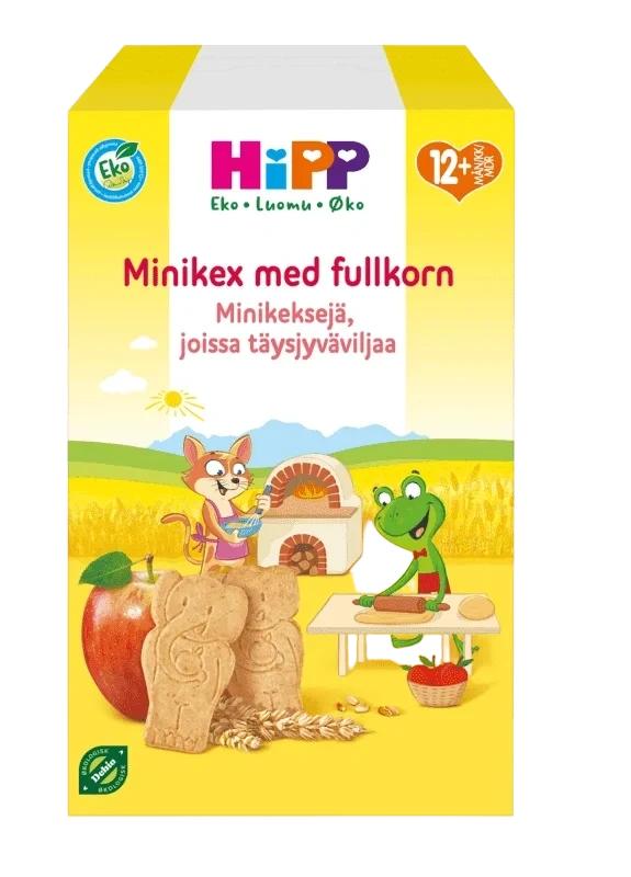 HiPP Kjeks med Fullkorn & Eple 12md