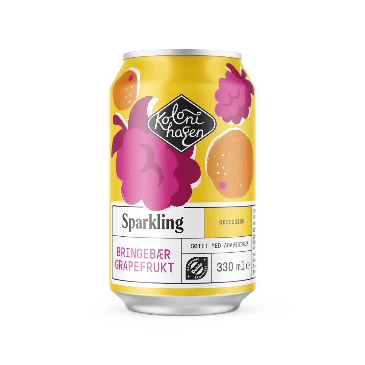 Sparkling bringebær & grapefrukt  24x33cl