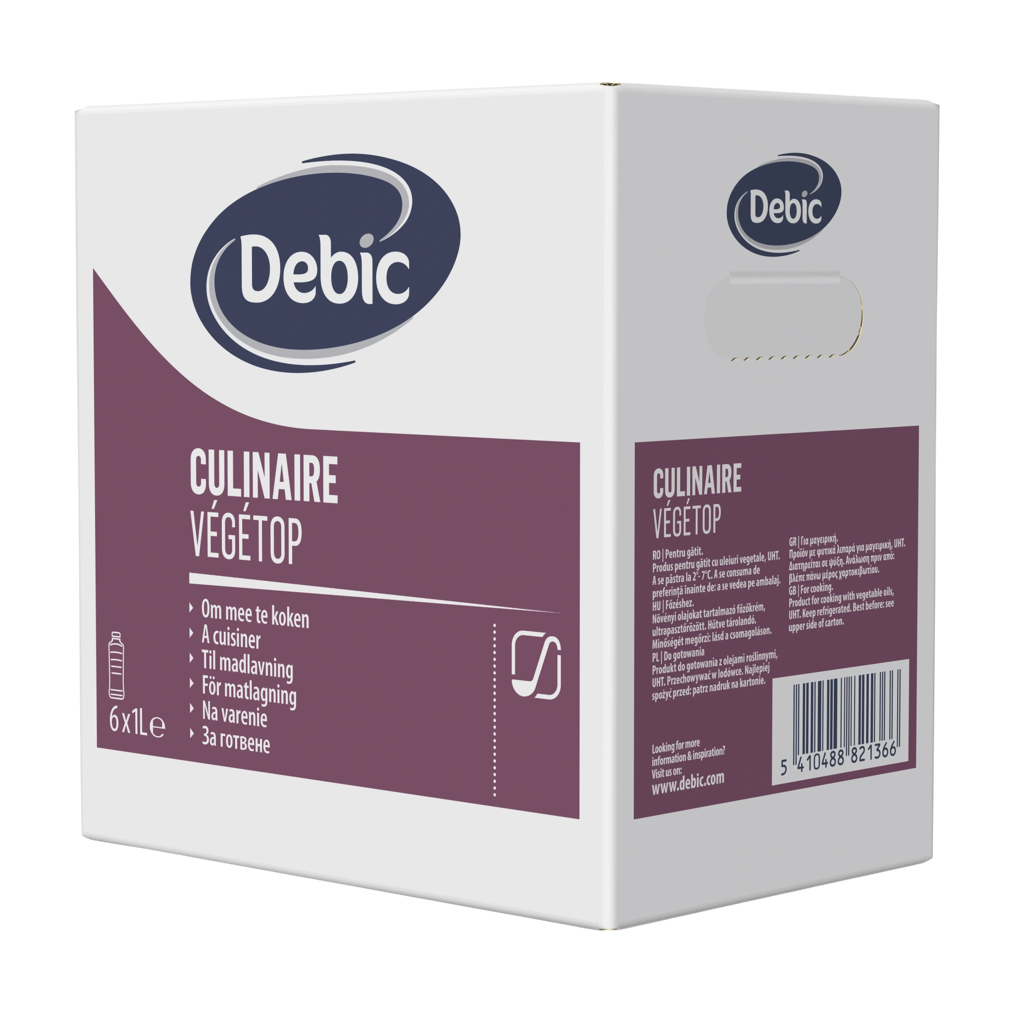 Debic Culinaire Végétop 15% 6x1L