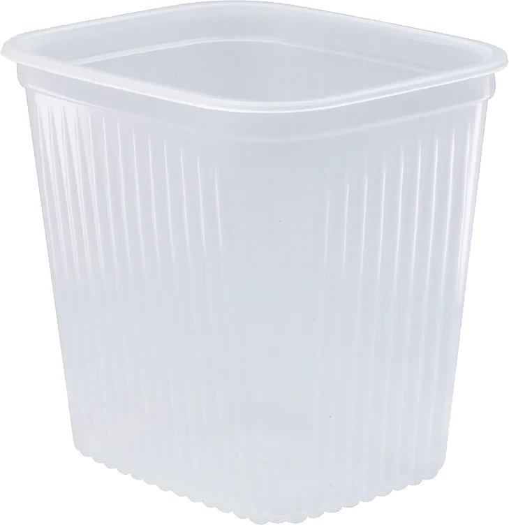 Delibeger 1000ml klar pp   120stk