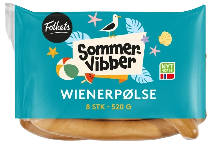Wienerpølse 520g Folkets