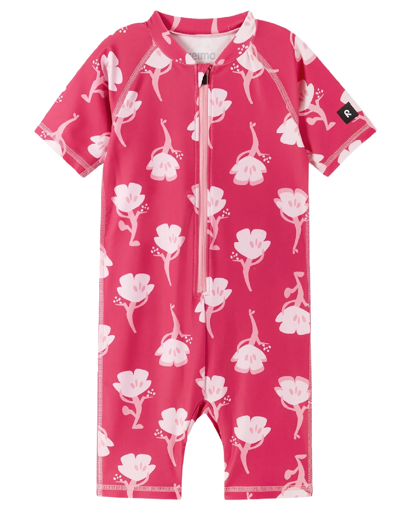 Reima Atlantti UV-badedrakt med glidelås rosa str 98 1 stk