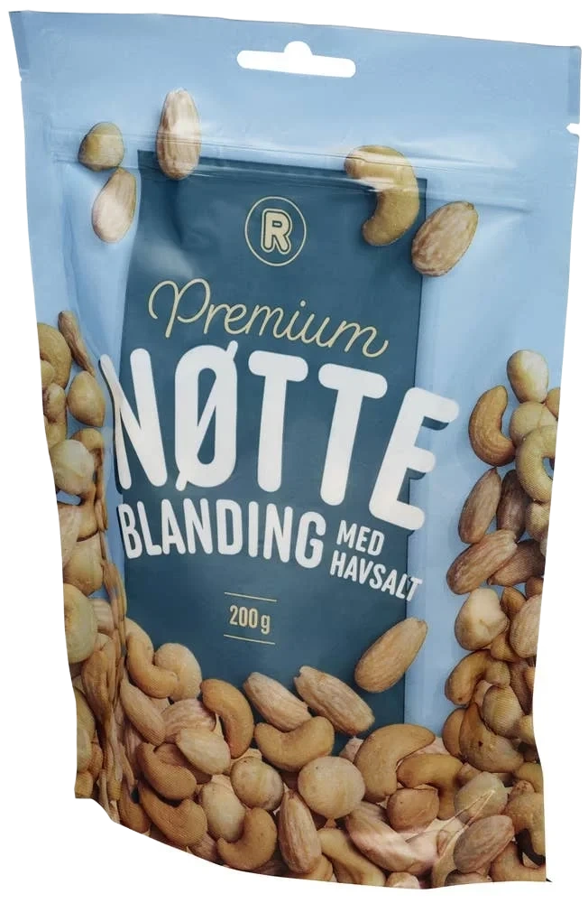 Premium nøtteblanding med havsalt 200 g