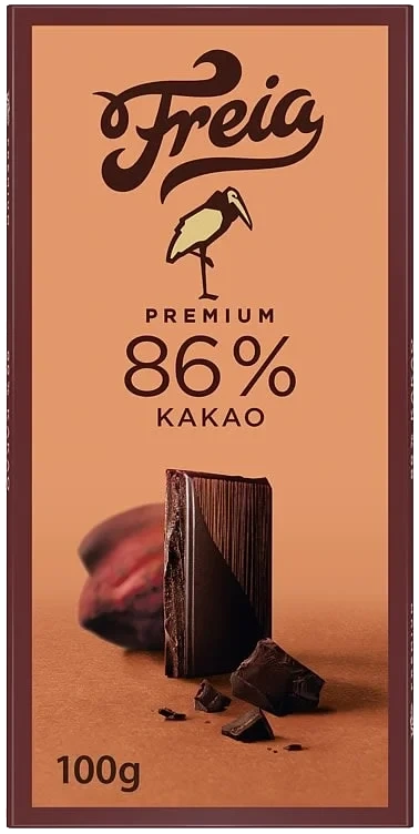Premium mørk 86% kakao 100g