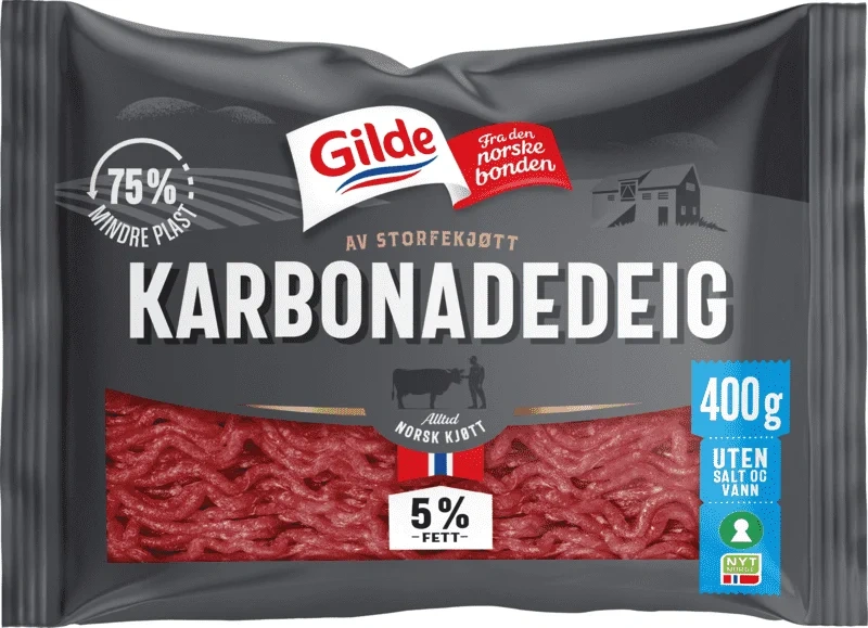 Gilde Karbonadedeig uten Salt og Vann 400g