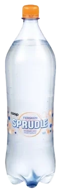 Vann m/Fersken Coop Sprudle