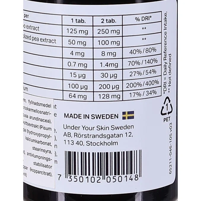 Kosttillskott Skin & Hair Hero 60-pack