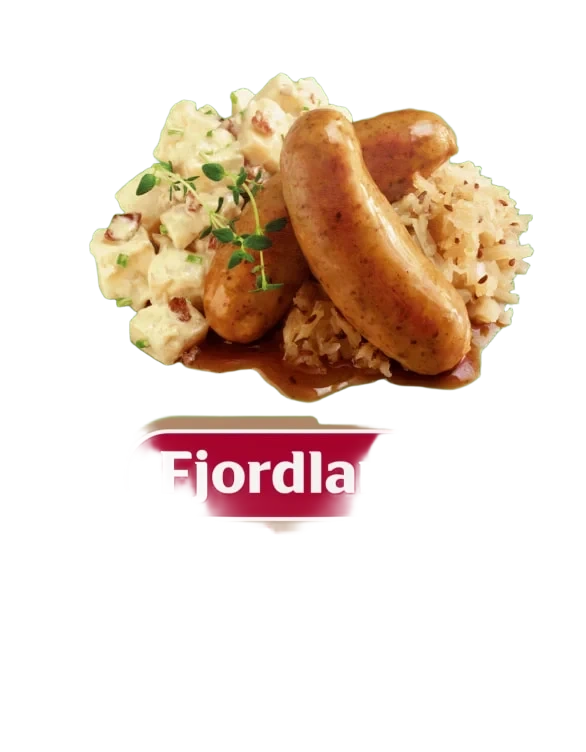 Bratwurst m/Surkål&Potetsalat 490g
