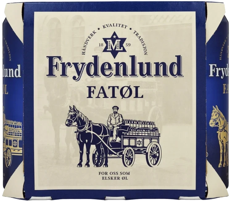 Frydenlund Fatøl 0,5l Bx 6stk