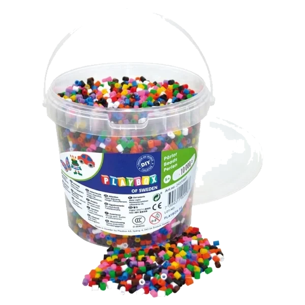 Rørperler Fargemiks 10 000 Stk