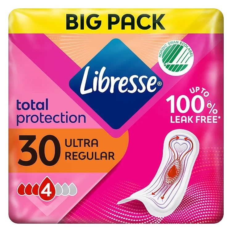 Libresse Bind Ultra Regular Big Pk 30 stk