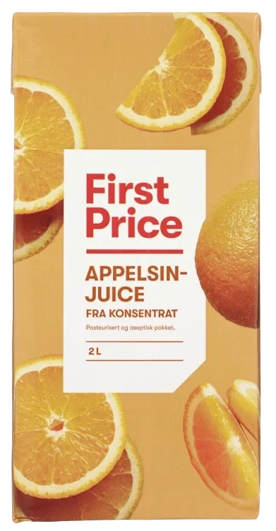 Appelsinjuice 2l First Price