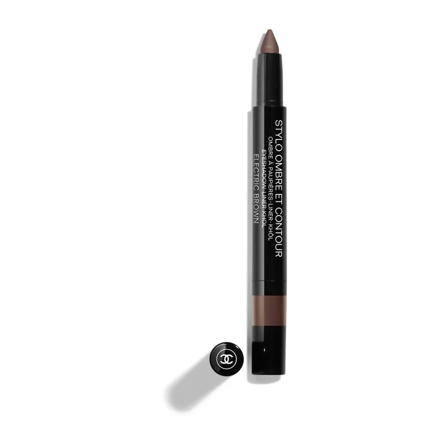 CHANEL 3-IN-1 EYESHADOW-EYELINER-KOHL PENCIL 04 Electric Brown