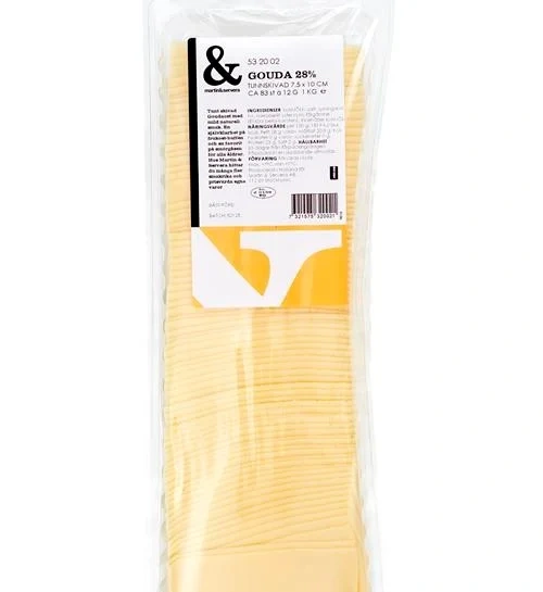 Gouda 28 % tunnskivad