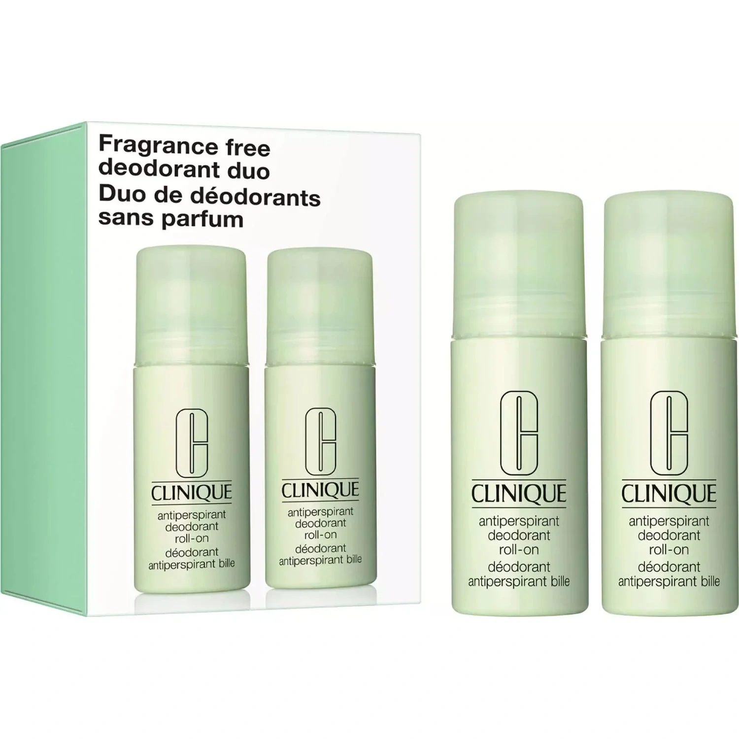 Clinique Fragrance Free Deoderant Duo