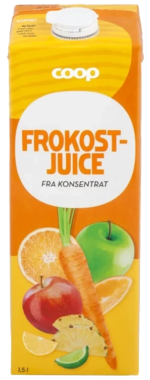 Frokostjuice coop  1,5l