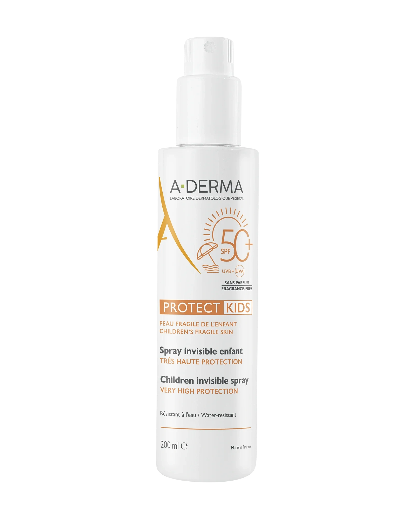 A-Derma Protect Kids solspray SPF50+ 200 ml