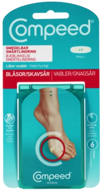 Plaster Gnagsår Small 6stk Compeed