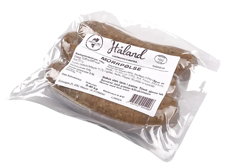Morrpølse Ca350g Håland Kjøtt