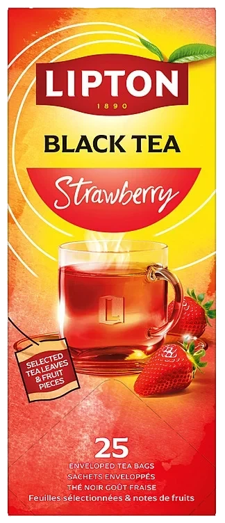 Lipton strawberry te 40g 25bg