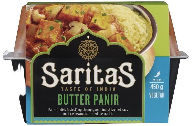Saritas Butter Panir 450g Kjøl