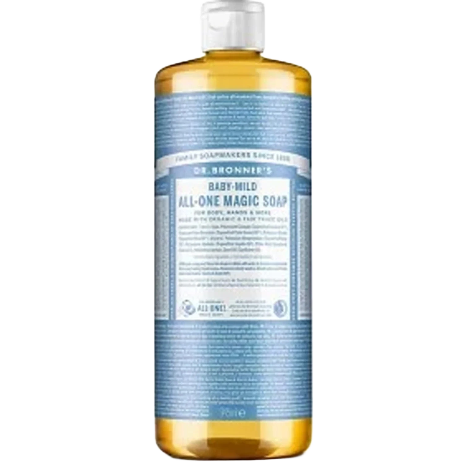 Dr. Bronner's Pure Castile Liquid Soap Baby-Mild Unscented