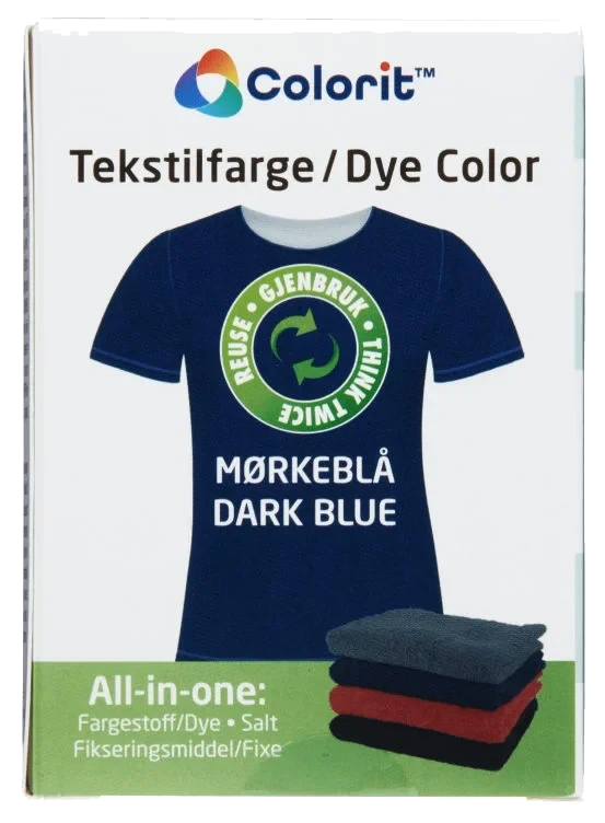 Tekstilfarge Mørkeblå Colorit
