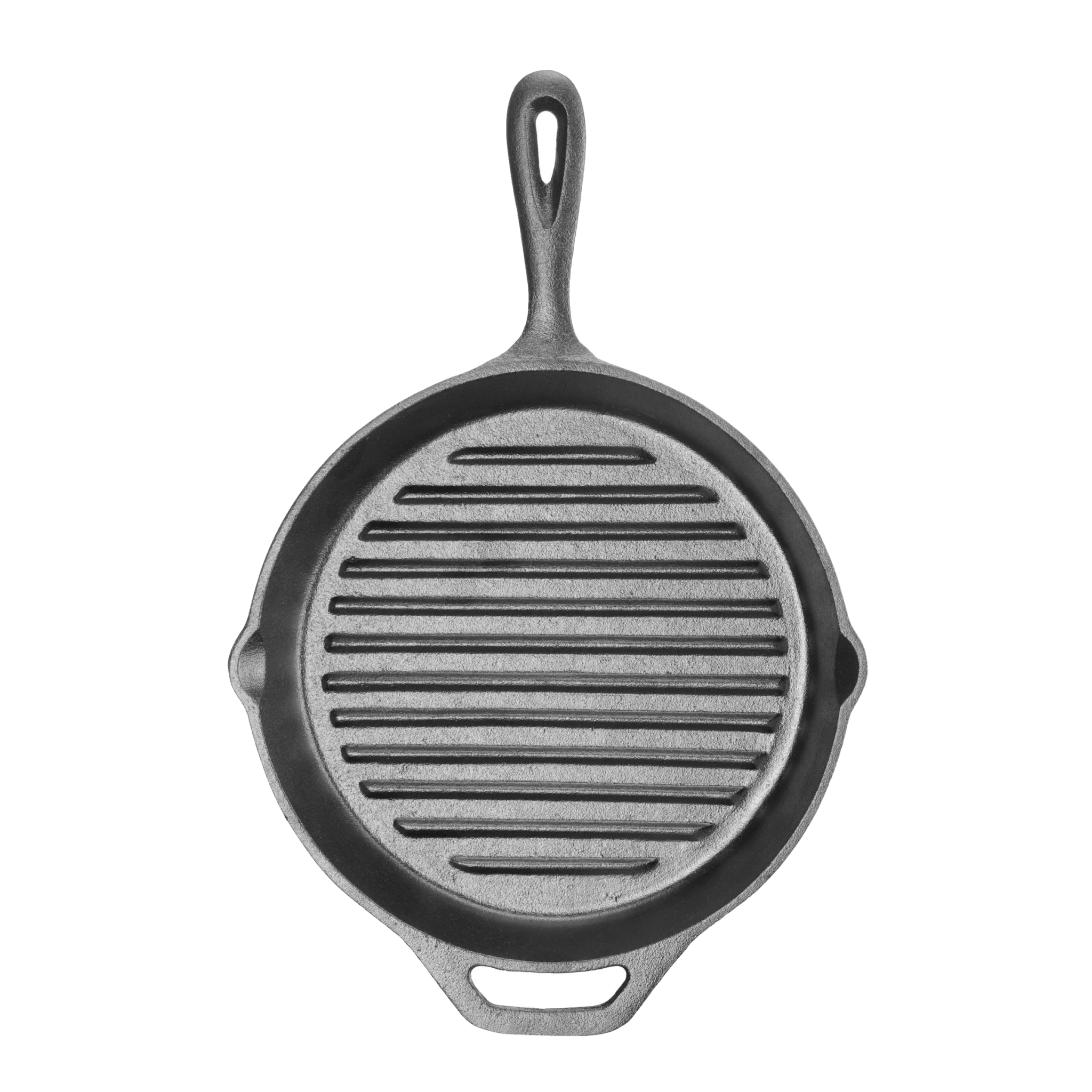 Grill pan round cast iron