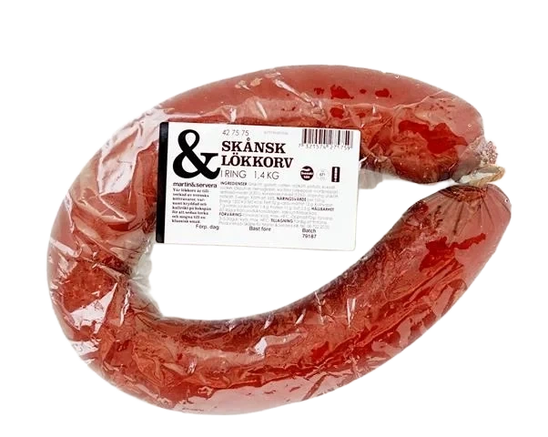 Skånsk lökkorv ring
