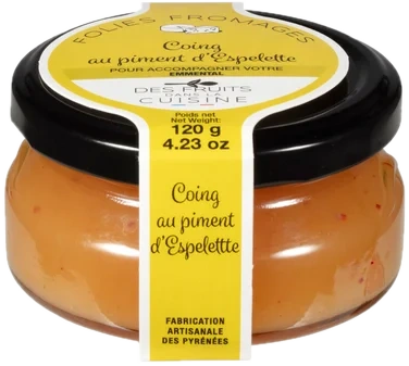 Kvedesyltetøy m/espelette Chili 120g Lesgards