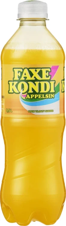 Faxe Kondi Appelsin 0,5l flaske