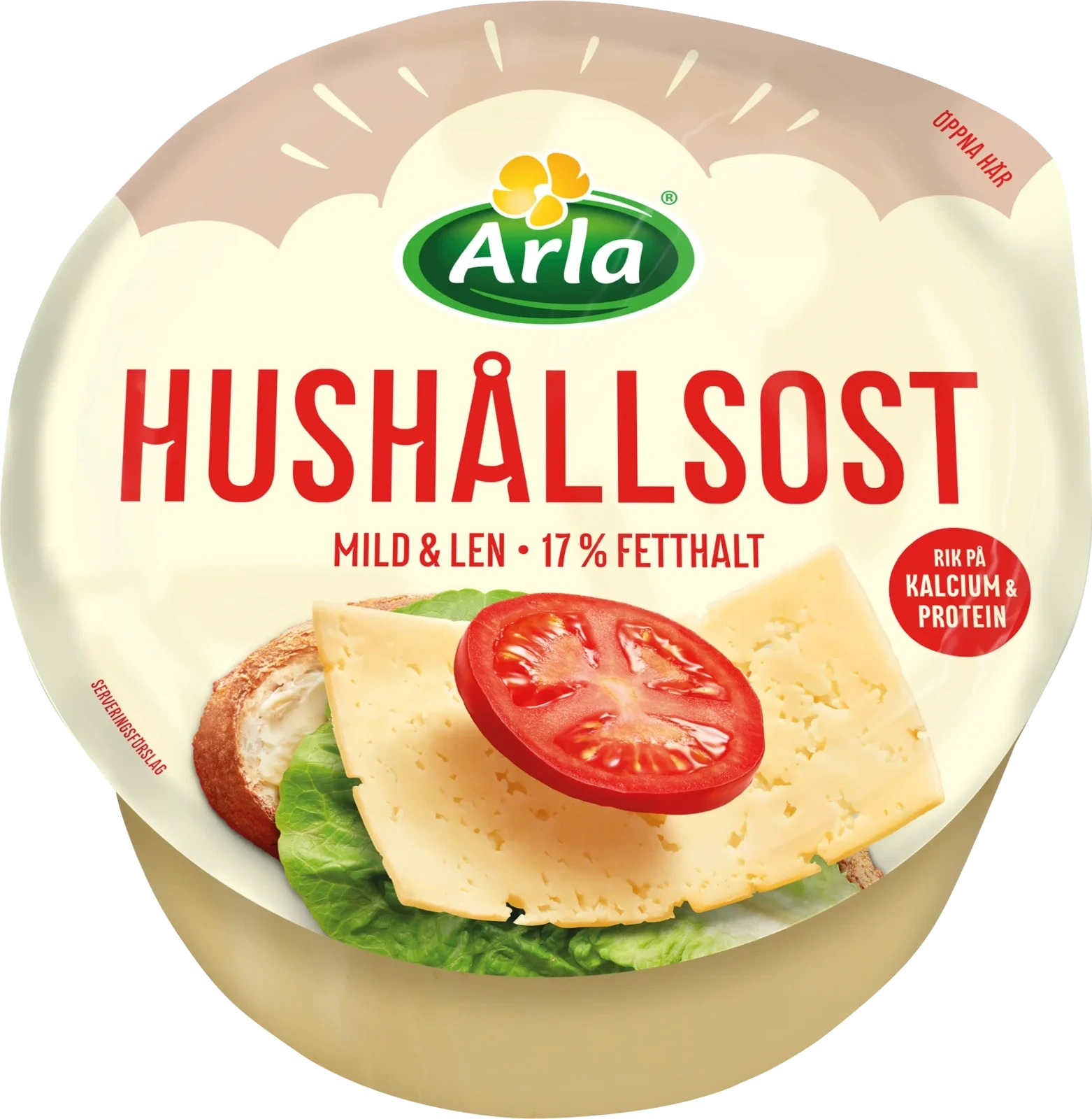 Hushållsost 17%