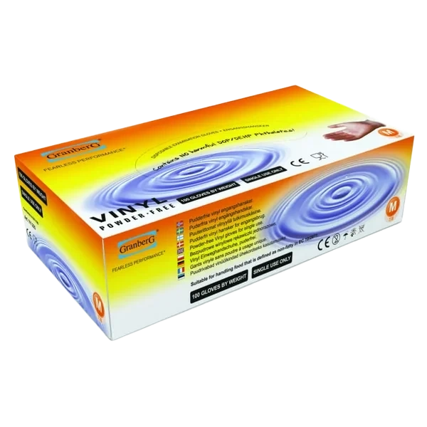 Granberg Vinyl Engangshansker - Medium 100stk