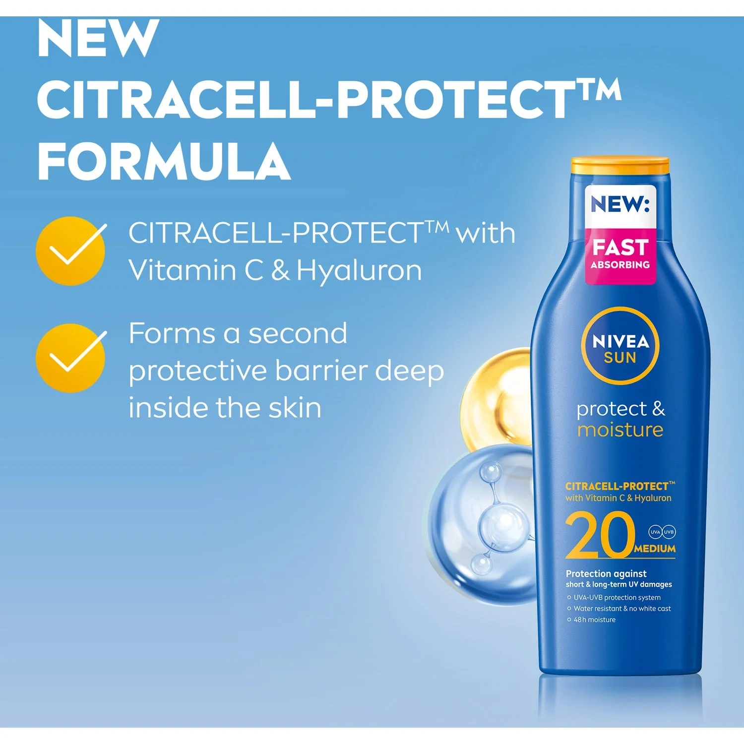 Solkräm Protect & Moisture Spf 20
