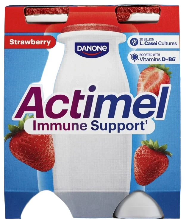 Drikkeyoghurt Jordbær 4x100g Actimel