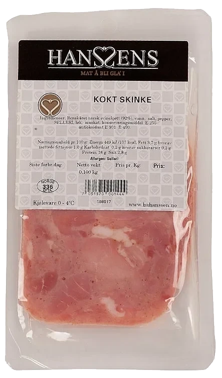 Kokt Skinke Sk 500g Hanssens