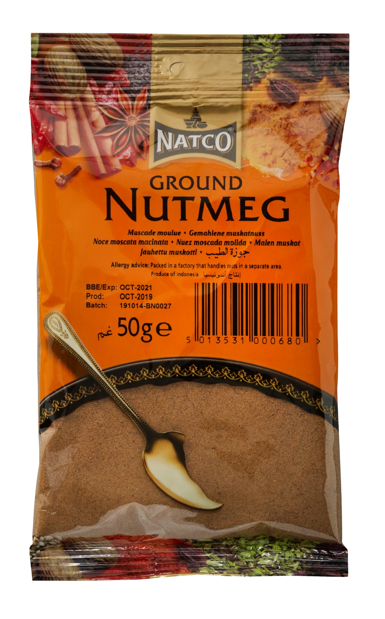 Natco Malt Muskatblomme 50g