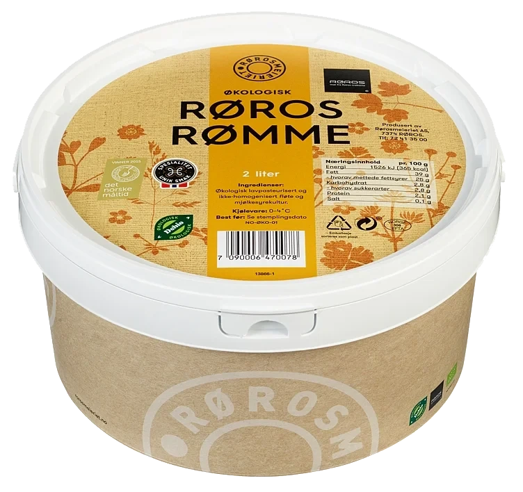 Røros rømme økol. spann 2l