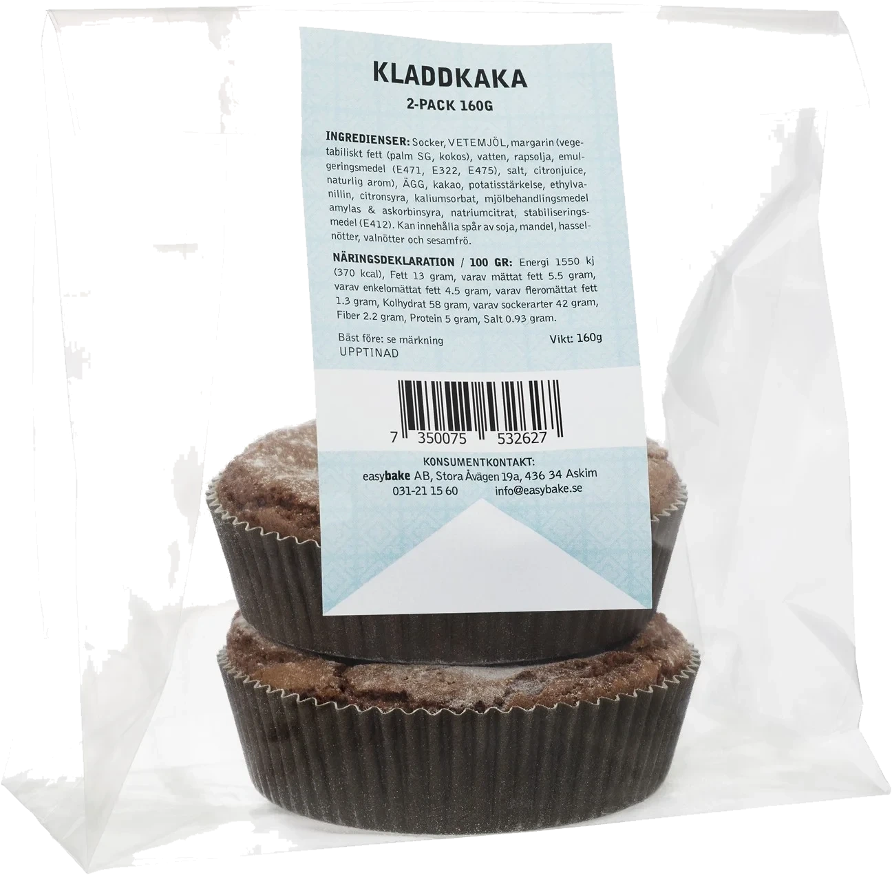 Kladdkaka 2-pack