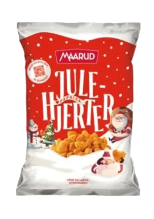 Luftige Hjerter Paprika 120g Maarud