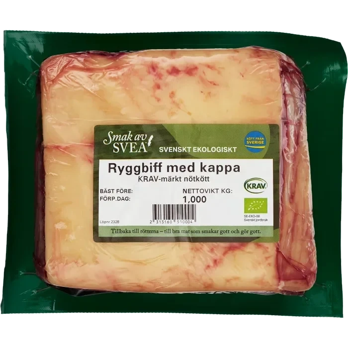 Smak av SVEA Ryggbiff med kappa