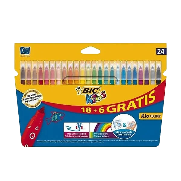 Kids Couleur Tusjer - 24pk