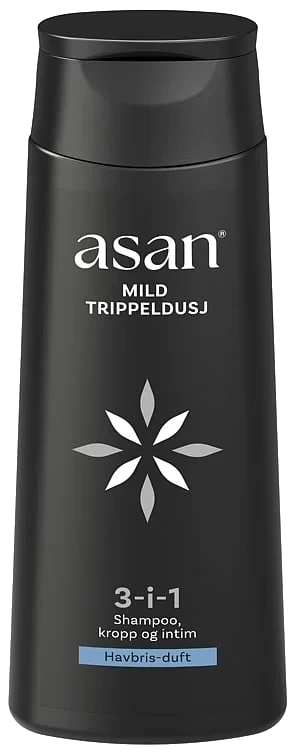 Mild Trippel Dusj 220ml Asan