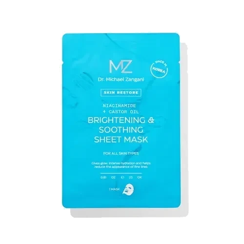 Dr. Michael Zangani Skin Restore Brightening & Soothing Sheet Mask 1 stk
