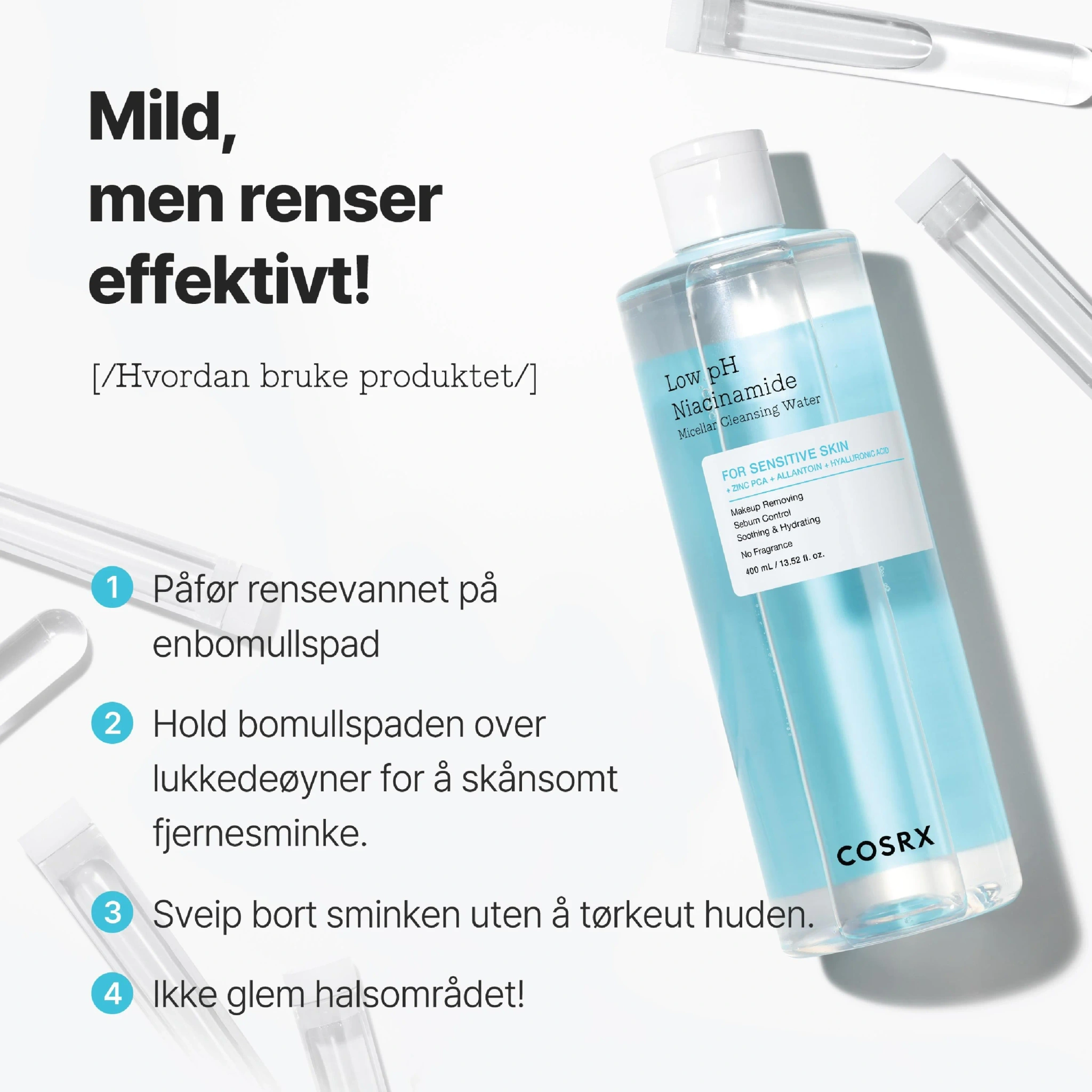 Low pH Nia Cleansing water