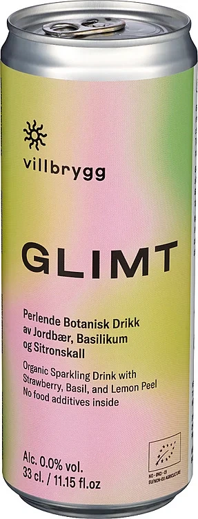 Villbrygg glimt jordbær bx  24x33cl
