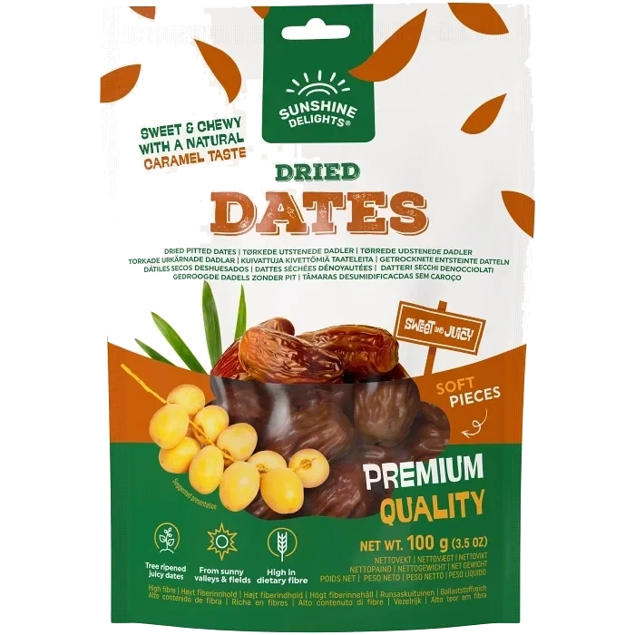 Torkade dadlar 100g Sunshine Delights