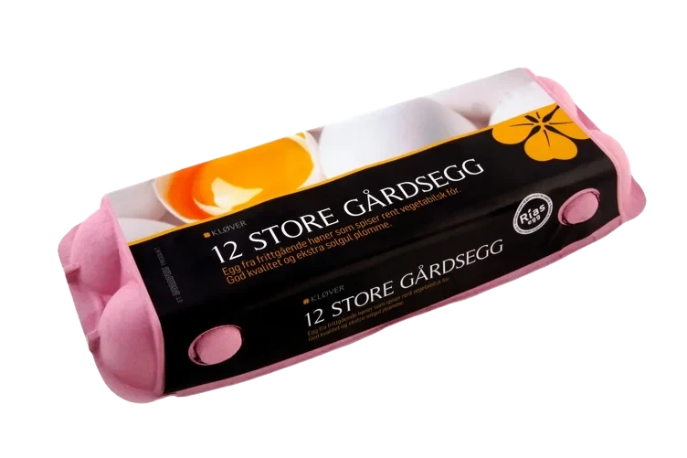 Store Gårdsegg Kløver 12pk